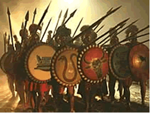 Science of war-early tactics of the Greeks-Spartans